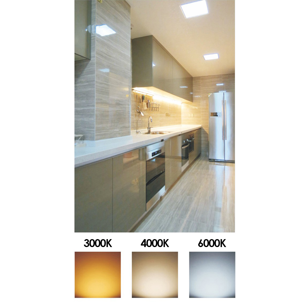  Mini  Panel Recessed 18W Square 3000K