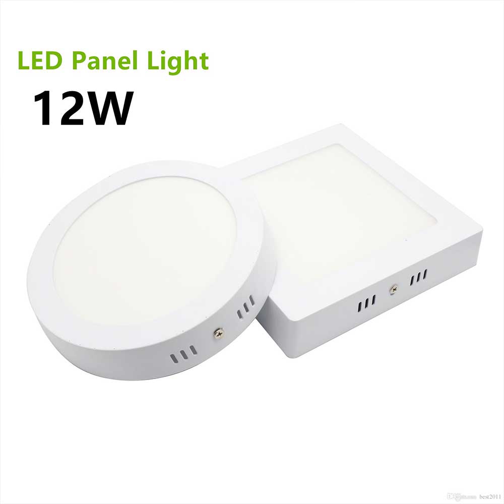  Mini Panel Surface 12W Round 3000K 2yrs wnty