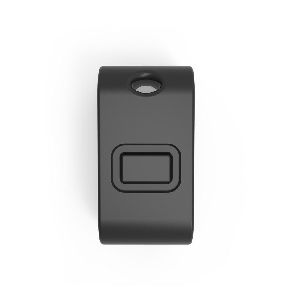Mini FOB Wireless Switch 1 Gang, Black