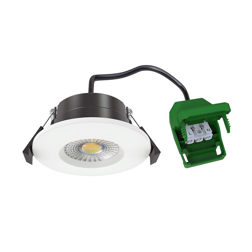 7W Dimmable &amp; CCT Changeable Fire Proof Downlight, IP65