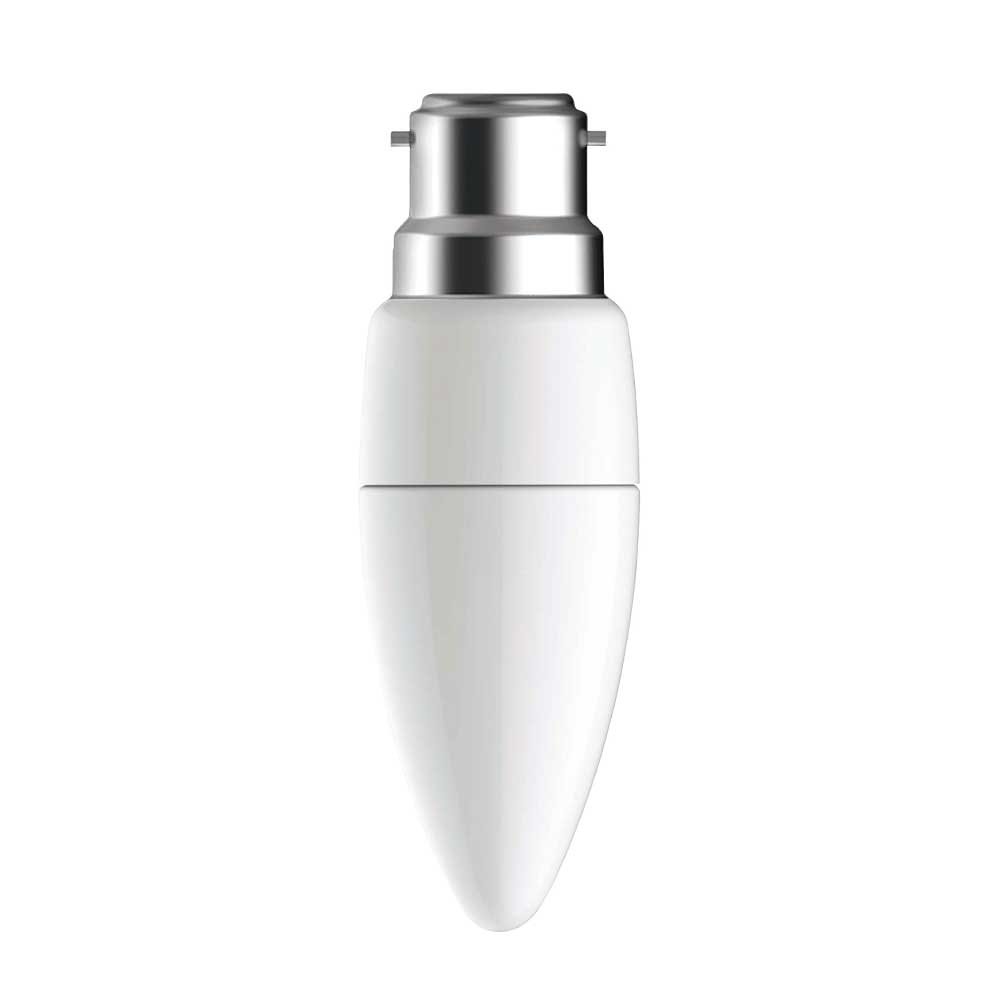 LED Bulb- 3W LED Candle Lamp B22 3000K (Pack of 10 units)