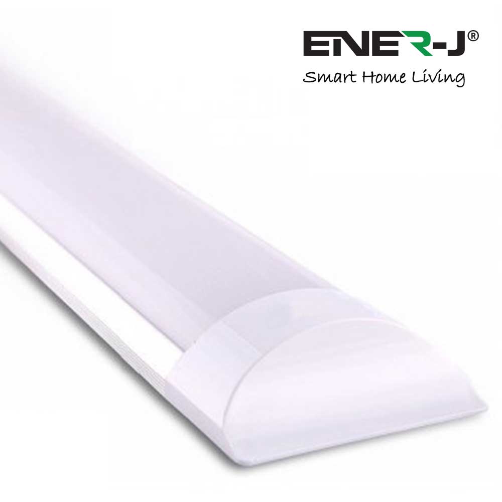 45W Prismatic LED Tube Batten complete fitting 1.5m, 4000 lumens, 4000K (pack of 2 units)