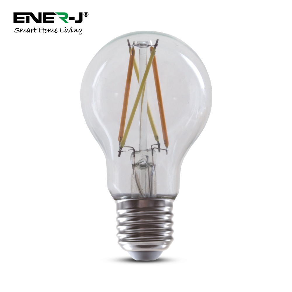 6.5W Smart Wi-Fi Filament bulb, CCT Changeable &amp; Dimming, 806 lumens, E27 Base