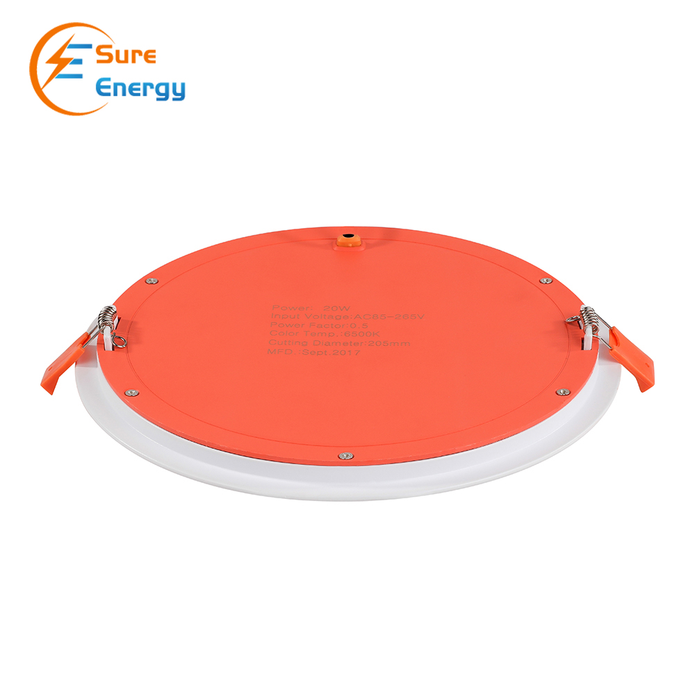 15W Premium LED Panel Downlighter Round 3000K (175mm dia). Pack of 2pcs