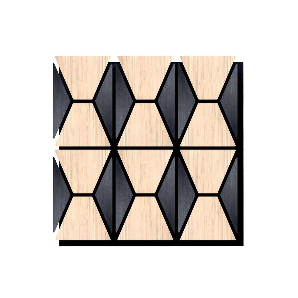 Geometric Harmony Acoustic Panel  - PET + MDF Size: 610 x 610 mm