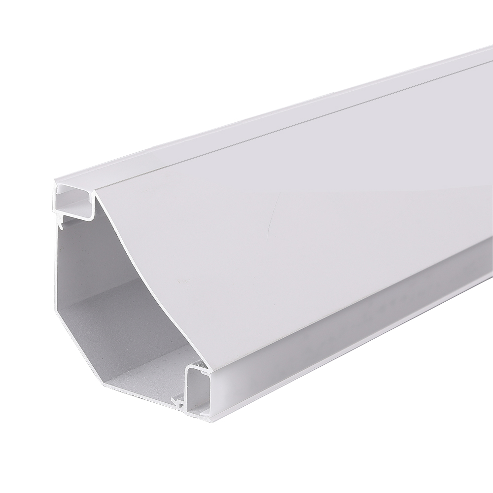 Gypsum LED Cove Light 45 Degree Corner Aluminum Profile, 1 Meter