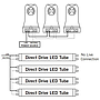  Led T8 Tube 120cms 18W Nano Plastic 4500K 3yrs wnty